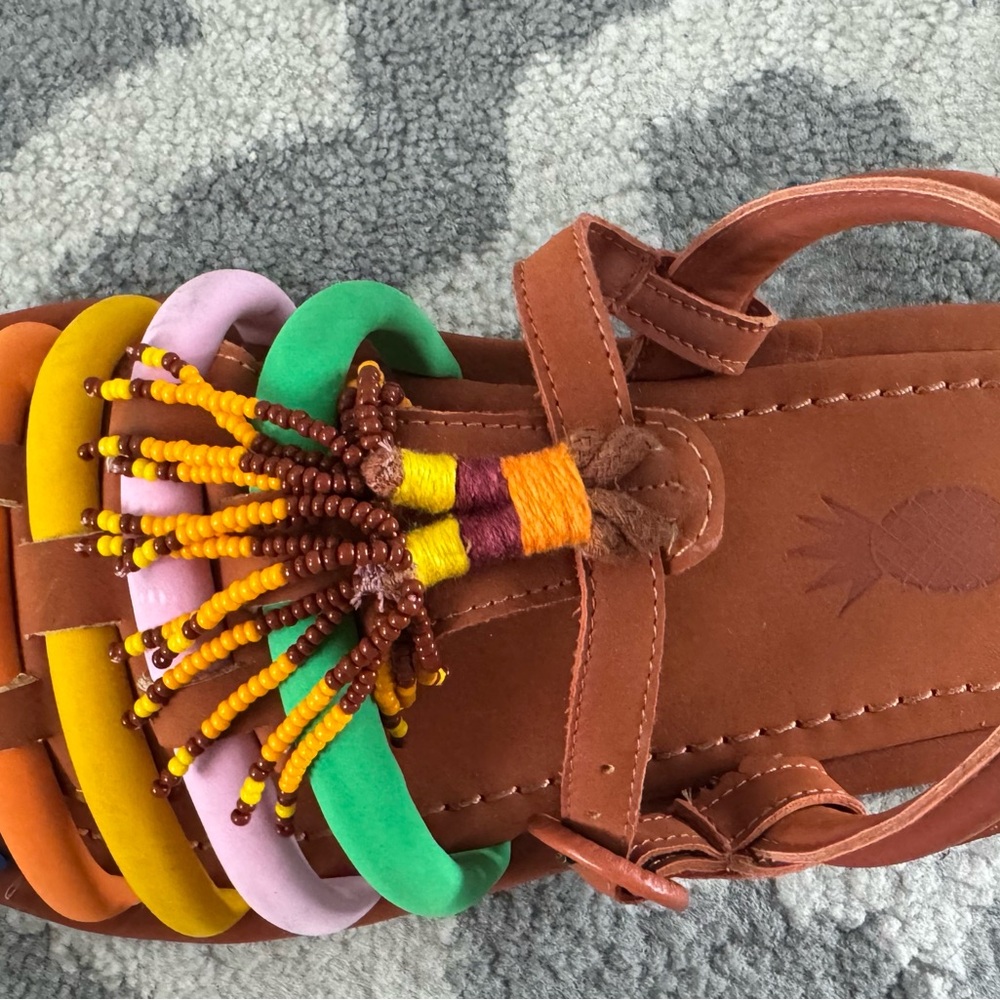 FARM Rio Multicolor Beaded Sandals - Picture 4 of 5